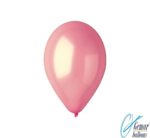Balloons Metallic 10" 100pcs, pink