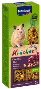 Vitakraft Kracker Tasty Stick for Hamsters Grape & Nuts 2pcs 112g