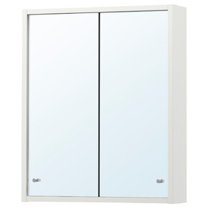 NYSJÖN Mirror cabinet, white, 50x60 cm