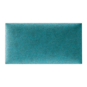 Upholstered Wall Panel Rectangle Stegu Mollis 30x15cm, turquoise