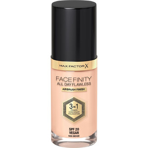 Max Factor Foundation Facefinity All Day Flawless 3in1 Vegan no. N55 Beige 30ml