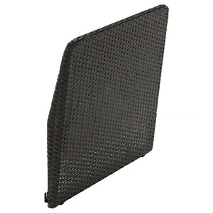 VITTSKÄR Backrest for modular sofa, outdoor, plastic rattan outdoor/dark grey