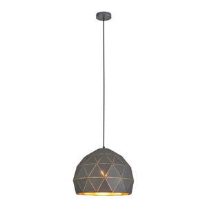 Pendant Lamp Harley 1 x 40 W E27 Size L, graphite