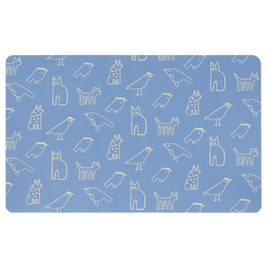 BÖNSYRSA Desk pad, animal pattern, 60x37 cm