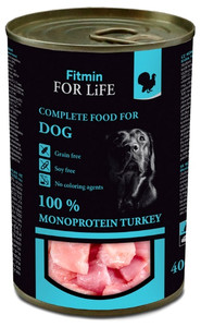 Fitmin Dog For Life Turkey Can 400g