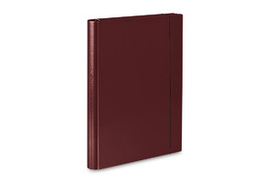 Document Folder with Elastic Band A4, 1pc, chocolate