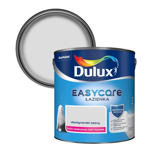 Dulux EasyCare Bathroom Hydrophobic Paint 2.5l designer grey