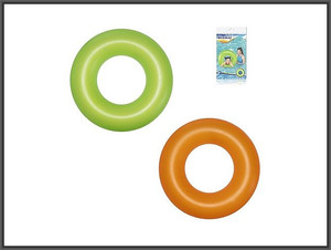 Bestway Inflatable Swim Ring Neon 76cm, assorted colours, 1pc, 3+