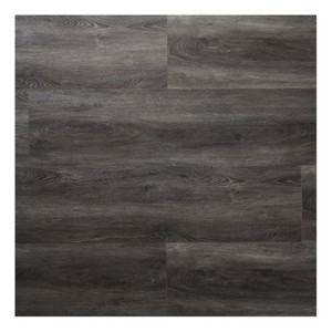 GoodHome Vinyl Flooring 18 x 122 cm, dark grey, 2.24 sqm, Pack of 8