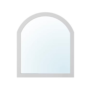 SMYGA Mirror for desk/wall, light grey