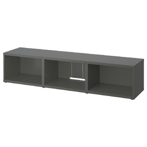 BESTÅ TV bench, dark grey, 180x40x38 cm