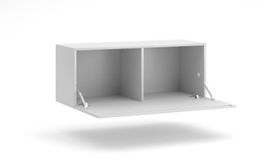 TV Wall-mounted Cabinet Vivo LE 100, white/high-gloss white