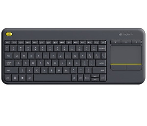Logitech Wireless Touch Keyboard K400+ Black