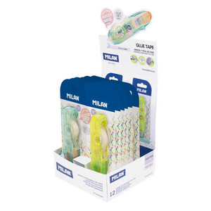 Milan Glue Tape New Look 8.4mm x 8m 1pc, assorted