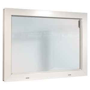 Utility Window ACO PVC 80 x 60 cm, white