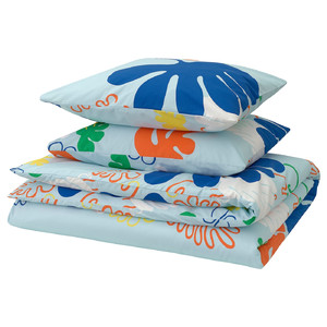 KANTDRACENA Duvet cover and 2 pillowcases, 200x200/50x60 cm