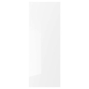 FÖRBÄTTRA Cover panel, high-gloss white, 39x106 cm