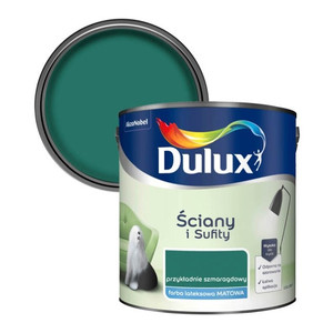 Dulux Walls & Ceilings Matt Latex Paint 2.5l finely emerald