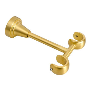 Ceiling Curtain Pole Bracket 19 mm, brass