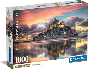 Clementoni Jigsaw Puzzle Compact Le Magnifique Mont Saint-Michel 1000pcs 10+