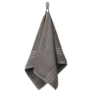 BROKGLIM Hand towel, grey, 50x100 cm
