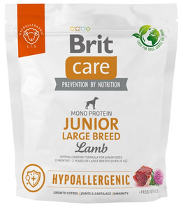 Brit Care Hypoallergenic Junior Large Lamb Dry Dog Food 1kg