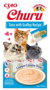 Inaba Ciao Cat Churu Tuna with Scallop Recipe 56g