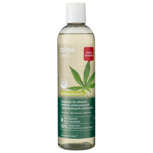 TOŁPA Green Strenghtening Shampoo for Weak, Damaged Hair 99% Natural 300 ml