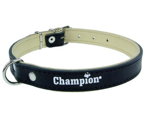 Champion Leather Collar SK/S 40/1.8, 1pc, black