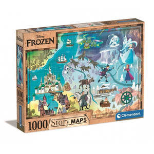 Clementoni Jigsaw Puzzle Disney Frozen Story Maps 1000pcs 3+
