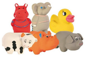 Trixie Baby Zoo Latex Dog Toy, 1pc, assorted models