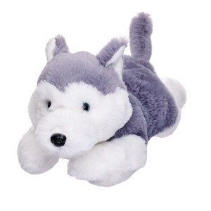 Soft Plush Toy Dog Husky 35cm