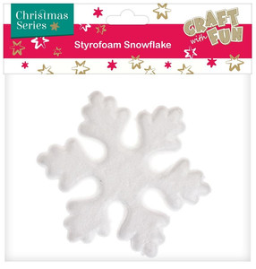 Craft Christmas Styrofoam Snowflake
