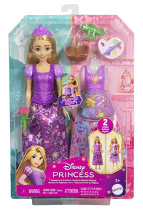 Disney Princess 2-In-1 Stories Rapunzel Fashion Doll JBG09 3+