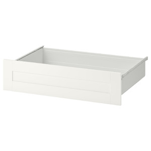 SANNIDAL Drawer, white/white, 80x57x20 cm