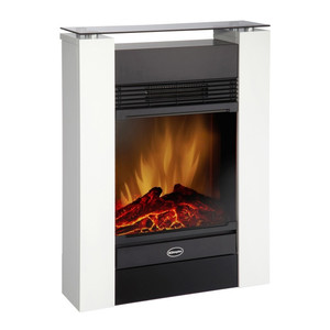 Dimplex Electric Fireplace Gisella, high-gloss white