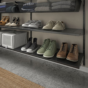 BOAXEL Shoe shelf, anthracite, 80x40 cm