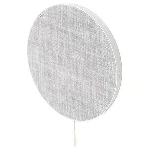 SOLSKYDD Bluetooth speaker, white, 45 cm