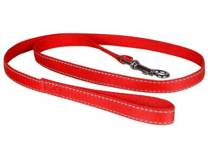 CHABA Reflective Dog Leash Size 20, red