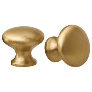 ENERYDA Knob, brass-colour, 27 mm