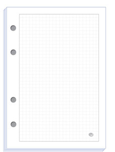 A4 Binder Insert Sheet Paper Refill 100pcs x 5-pack