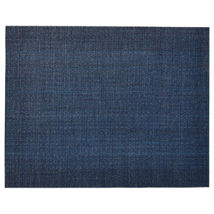 FLYGFISK Place mat, dark blue, 38x30 cm