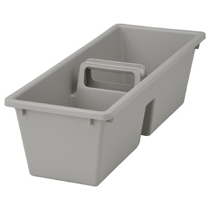 FÅNGGRÖDA Insert with compartments, light grey, 48x18x14 cm