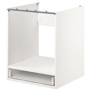 ENHET Base cb f oven w drawer, white, 60x60x75 cm