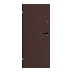 Universal Door Uran 80 with 2 locks, left, brown