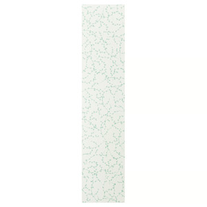 LINNABERG Door, green/patterned, 50x229 cm