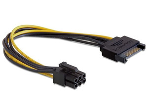 Delock Cable SATA - PCI Express 6Pin, 21cm
