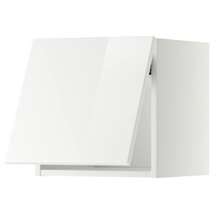 METOD Wall cabinet horizontal, white/Ringhult white, 40x40 cm