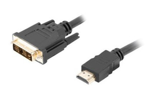 Lanberg Cable HDMI(M)-DVI-D(M) CA-HDDV-10CC-0018-BK 1.8m black
