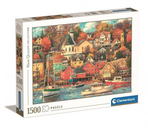 Clementoni Jigsaw Puzzle High Quality Collection Good Times Harbor 1500pcs 10+